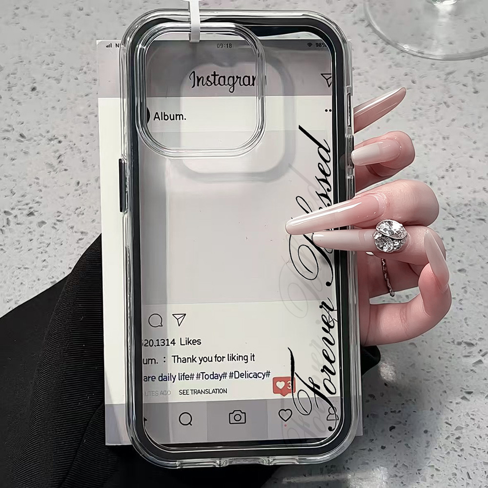 Phone Cases Otterbox - Funda Simple y Transparente Forever Blessed