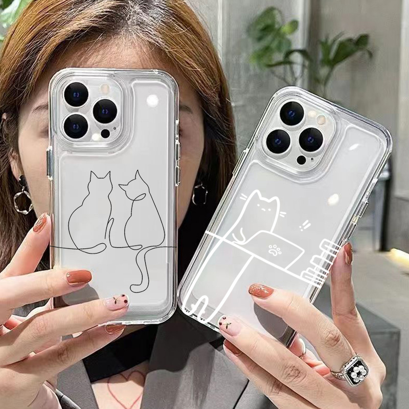Phone Cases Cute - Funda de teléfono anticaída con diseño