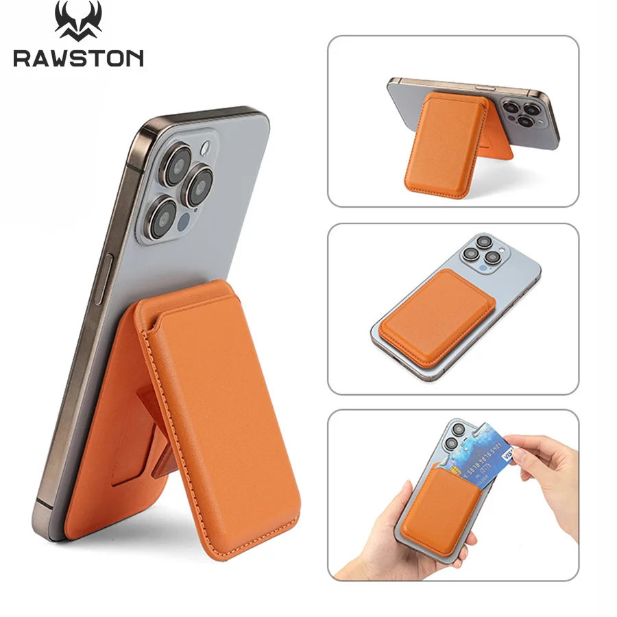 Phone Cases That Hold Cards - Funda tipo billetera de cuero magnética