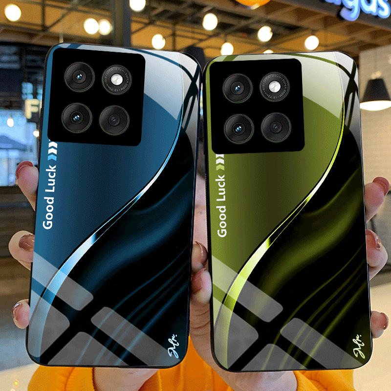 Phone Cases For Motorola - Funda de vidrio templado duro para
