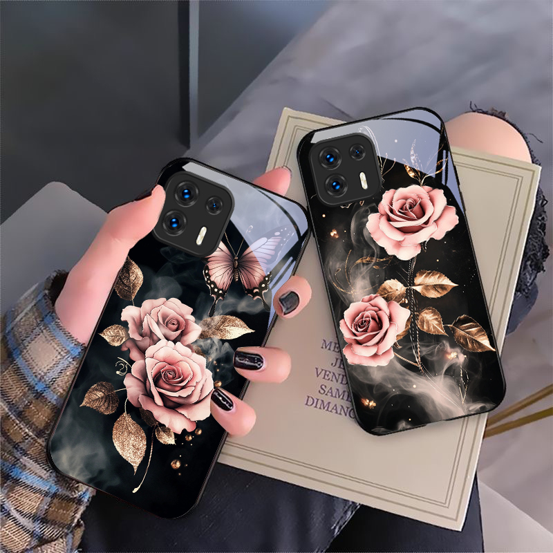 Phone Cases For Motorola - Mariposa amor rosa para Motorola Moto