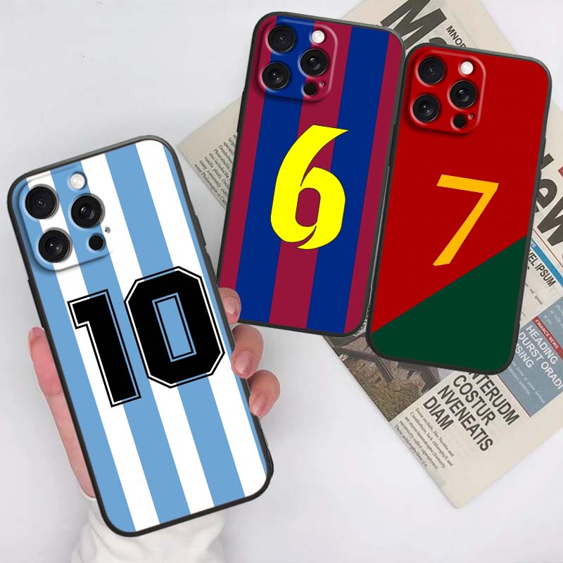 Phone Cases Jersey - Funda de teléfono con número de