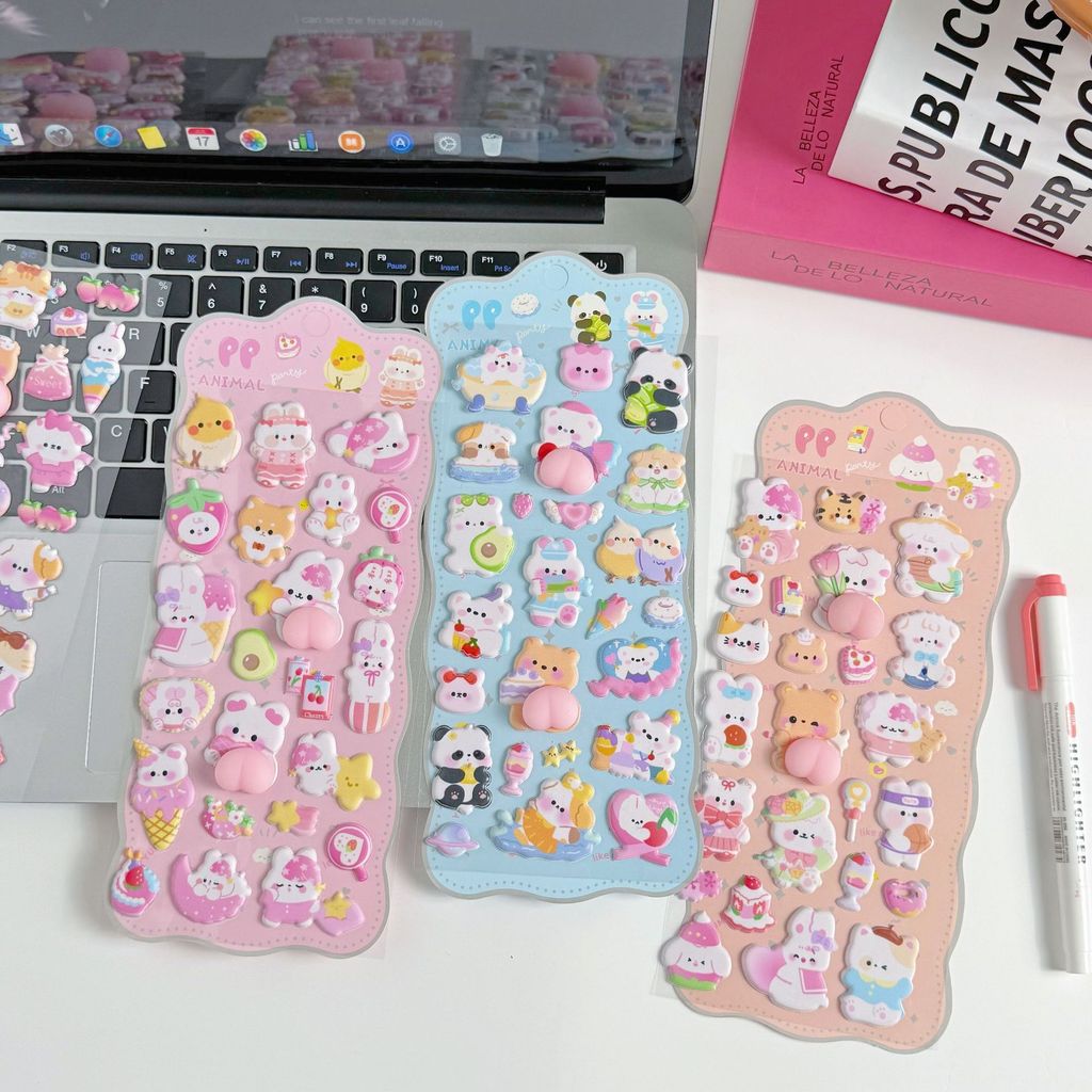 4 piezas de pegatinas 3D suave - Phone Cases Kids reseña y precio