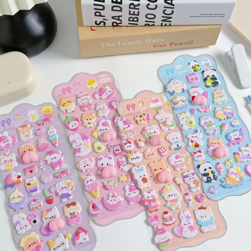 4 piezas de pegatinas 3D suave - Phone Cases Kids reseña y precio