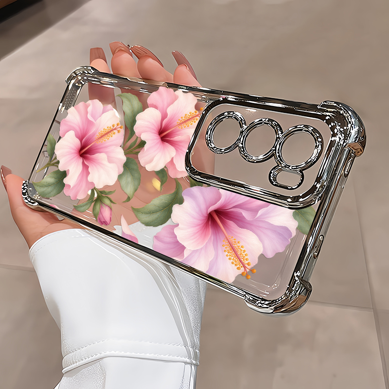Funda con Patrón de Flores de  - Oppo Reno 12 reseña y precio
