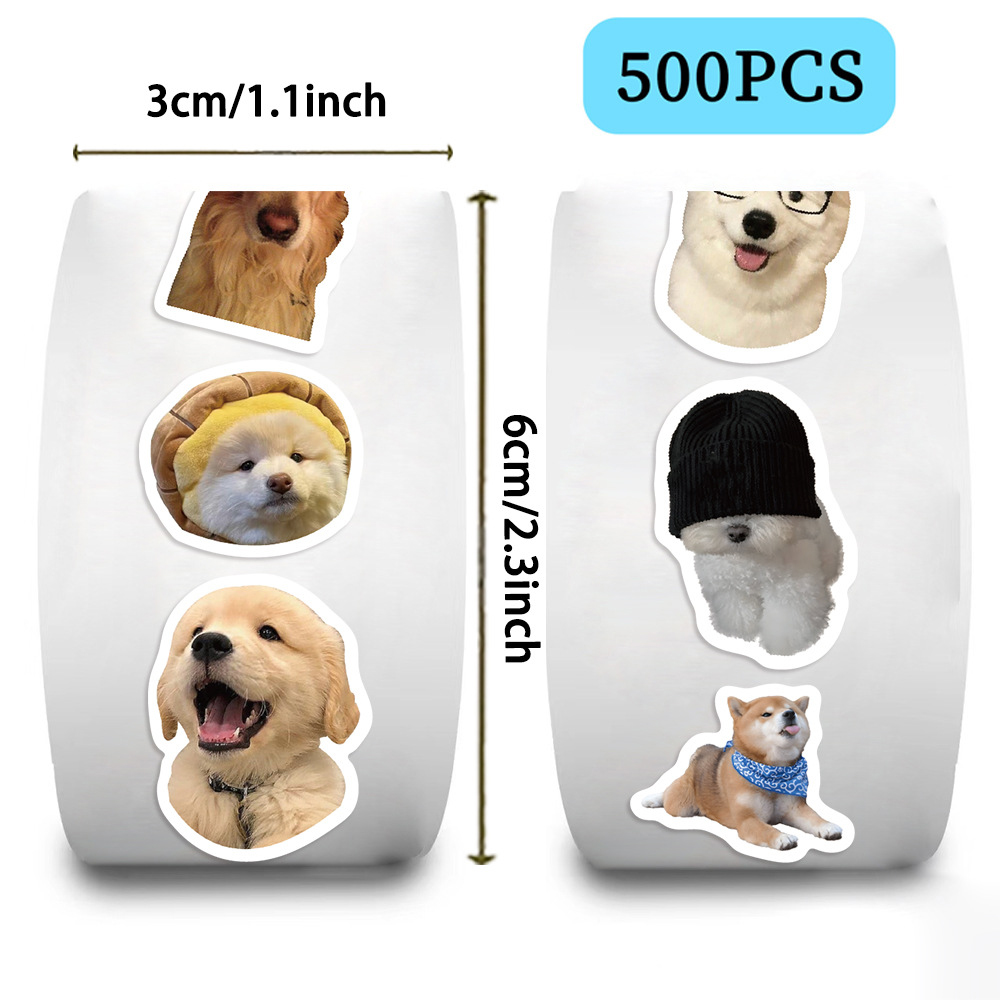 500 uds/rollo de pegatinas div - Phone Cases Kids reseña y precio