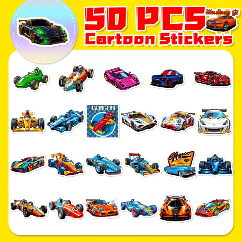 50 unids Cool Cartoon JdM Raci - Phone Cases Kids reseña y precio