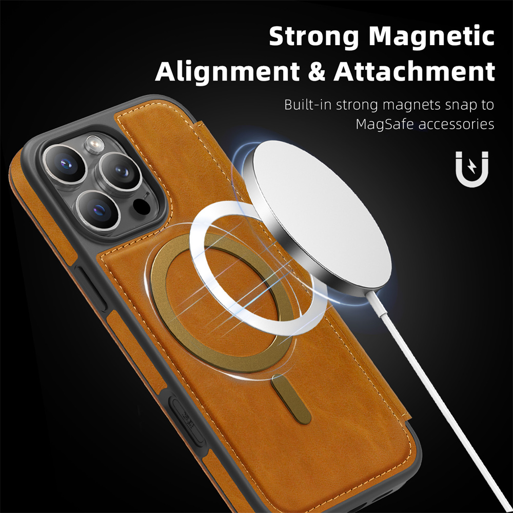 Funda de cuero con tapa magnét - Phone Cases That Hold Cards reseña y precio