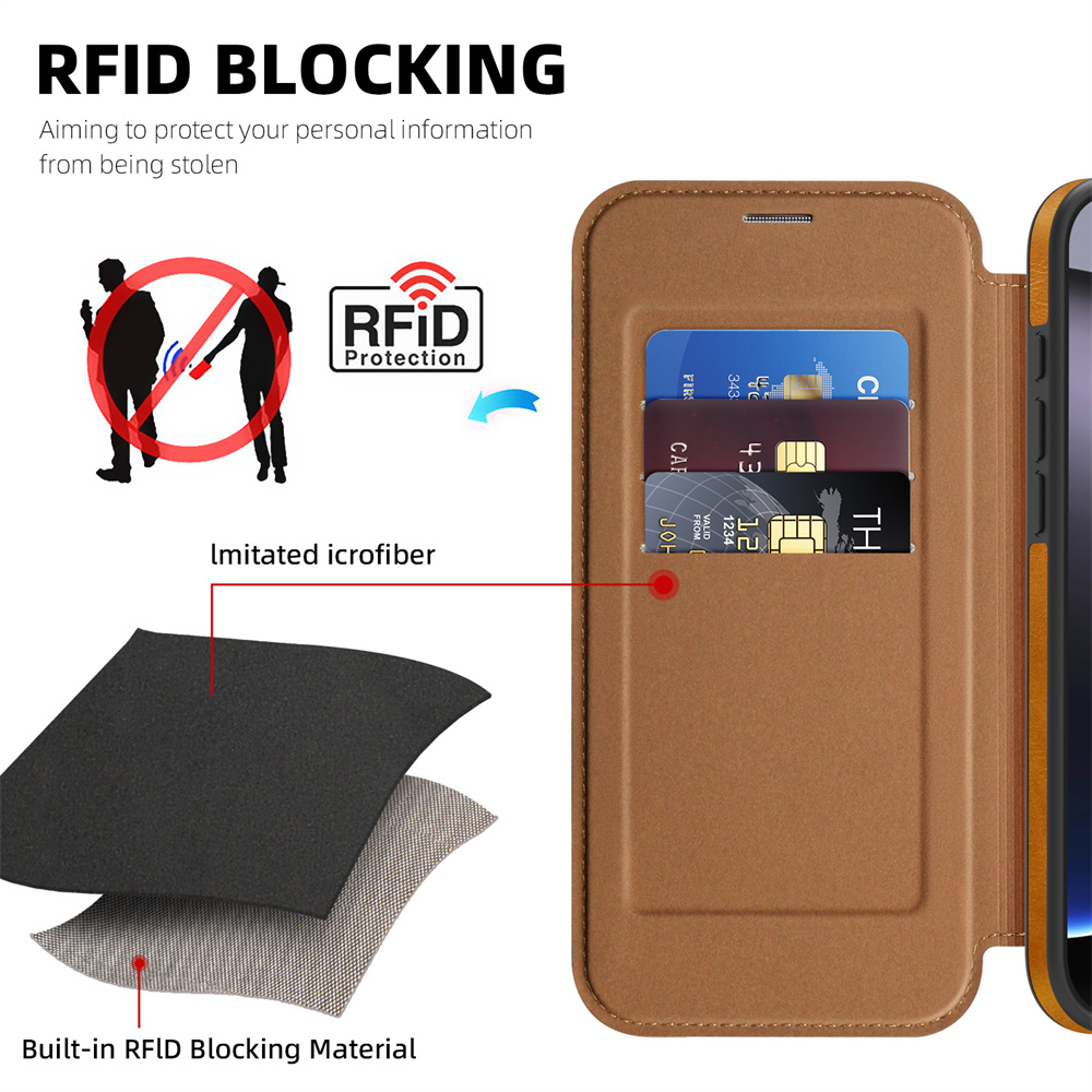 Funda de cuero con tapa magnét - Phone Cases That Hold Cards reseña y precio