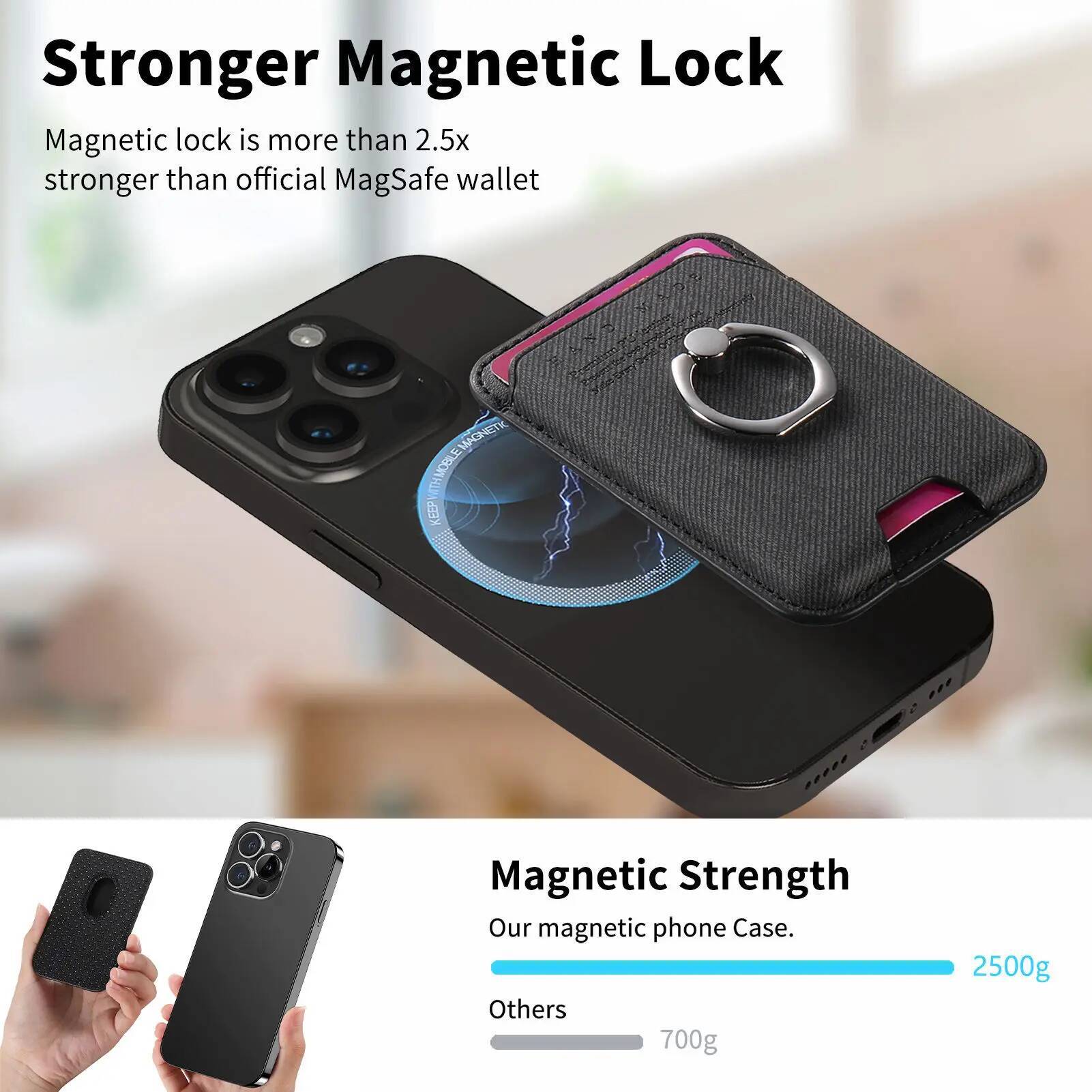 OUIO-bolsa antideslizante para - Phone Cases That Hold Cards reseña y precio
