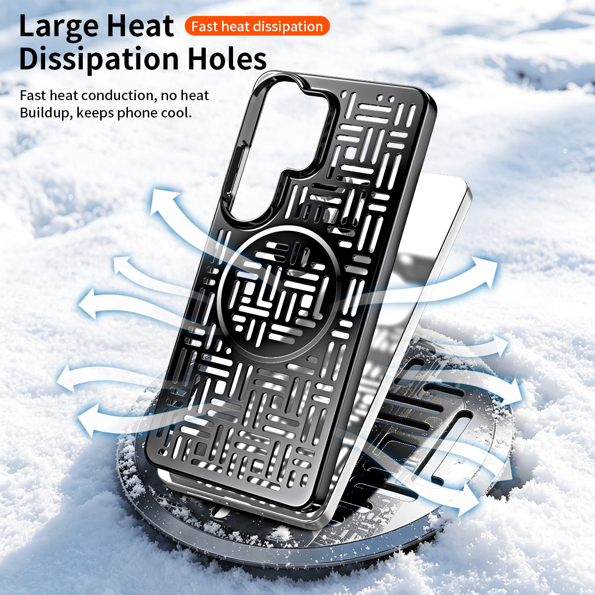 Funda para teléfono Samsung Ga - Heat Dissipation Case reseña y precio